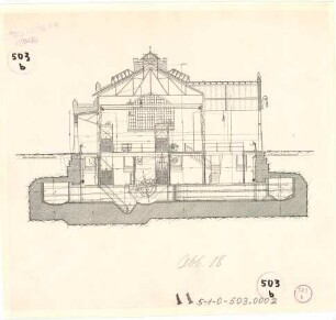 Gebäude der Reinigungsanlage der städt. Abwässer an der Kaiserswerther Straße