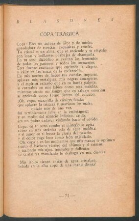 Copa trágica