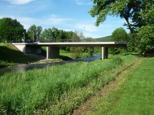 Bau der Aggerbrücke (fertig)