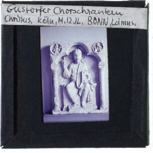 unbekannt, Gustorfer Chorschranken : 2. Platte: Christus