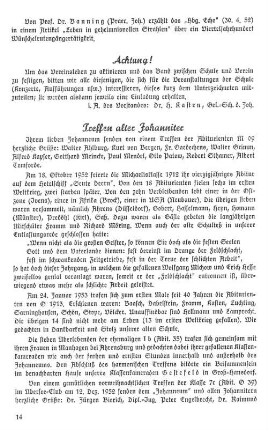 Treffen alter Johanniter