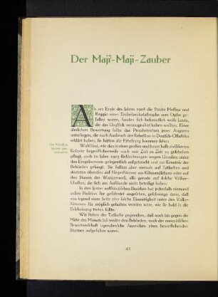 Der Maji´-Maji-Zauber