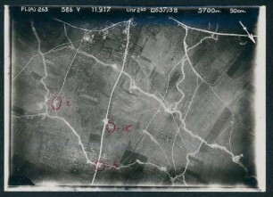 Foto des Geländes bei Quéant (Luftbild)