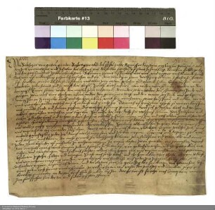 Balthasar [von Dernbach], Abt von Fulda und Inhaber des Klosters Johannesberg, verleiht Land bei Hattenhof