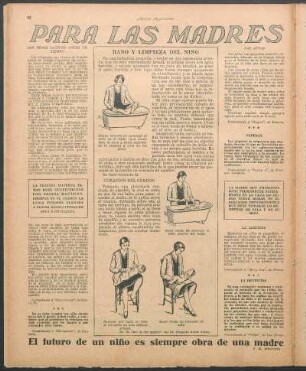 Baño y limpieza del niño