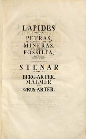 Museum Tessinianum : = Hans Excellence, Riks-Rådets &c. Herr Gr. Carl Gust. Tessins Naturalie-Samling