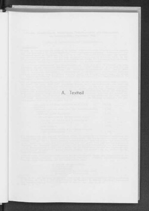 A. Textteil