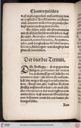 Der vierdte Termin