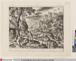 [Adam and Eve Discover the Dead Body of Abel; Adam und Eva entdecken den toten Abel]