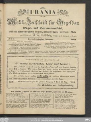 No. 11. Fünfundfünfzigster Jahrgang. 1898.