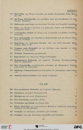Glas (Nr. 362-387)