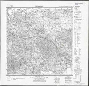 Meßtischblatt 2196 : Eichendorf, 1938 : Eichendorf. - Hrsg. 1926, redakt. Änd. 1938. - 1:25000. - [Berlin]: Reichsamt für Landesaufnahme, 1938. - 1 Kt.