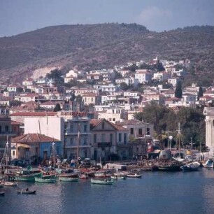 Lesbos, Mytilíni, Hafen und Stadt