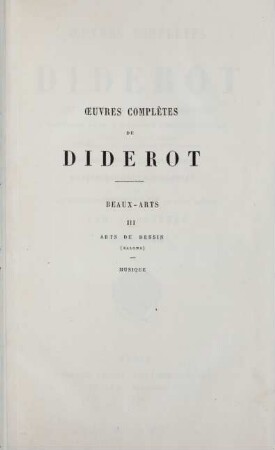 T. 12: Œuvres complètes de Diderot
