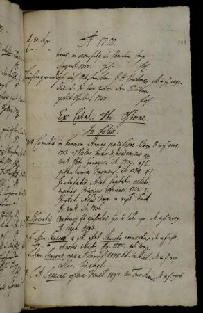 Ex Catal. Tho. Osborne. [Nebst beigefügten Titeln, S. 523-524.]
