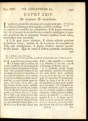 Caput XXIV. De locatione & conductione