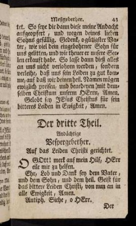 43-58, Der dritte Theil.