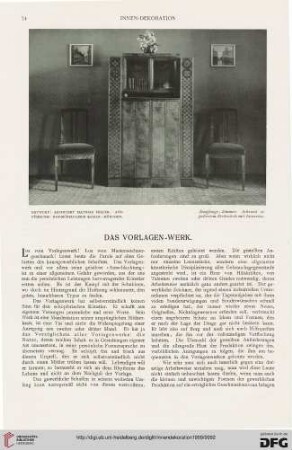 Das Vorlagen-Werk