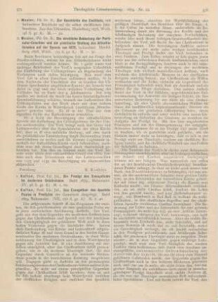 575 [Rezension] Mosler, N., Die kirchliche Bedeutung der Particular-Concilien und die praktische Stellung des Altkatholicismus auf der Synode von 1878, beleuchtet