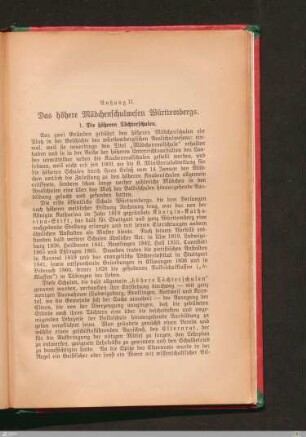 1. Die höheren Töchterschulen