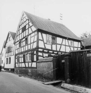 Fachwerkwohnhaus; Reinheim, Hofstraße 9