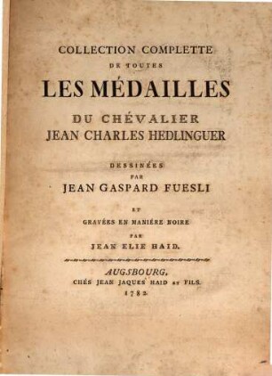 Collection complette de toutes les medailles