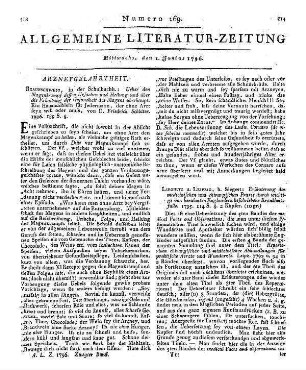 Erläuterung der medizinischen und chirurgischen Praxis durch wichtige von berühmten Engländern beschrieben Krankheitsfälle. Liegnitz, Leipzig: Siegert 1795