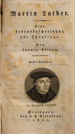 Martin Luther : eine Lebensbeschreibung für Jünglinge, 1