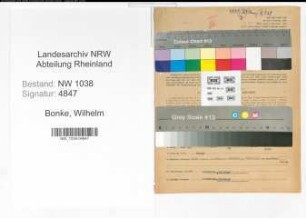 Entnazifizierung Wilhelm Bonke , geb. 26.03.1896 (Bahninspektor)