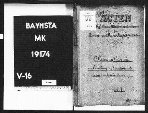 Allgemeine Gesuche um Anstellung im Staatsdienst etc. im niederen Kirchdienst usw.