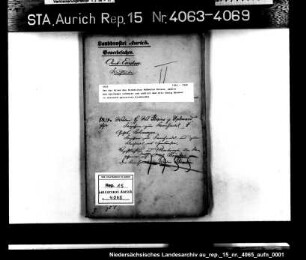 Der der Witwe des Hinderikus Wübbelts Risius, später dem Apotheker Lohmeyer und endlich dem Otto Georg Böneker in Upleward gestattete Kramhandel