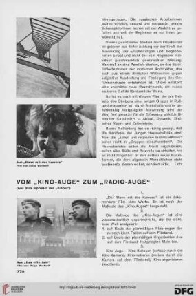 4: Vom "Kino-Auge zum "Radio-Auge" : (aus dem Alphabet der "Kinoki")