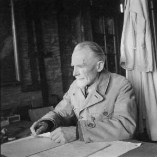 Porträt Architekt Rudolf Kolbe mit Frau