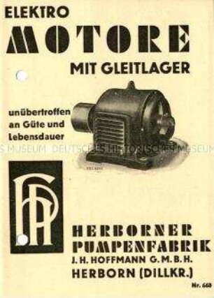 Elektromotore mit Gleitlager