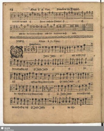 XXVII. O JEsu wir wissen daß du