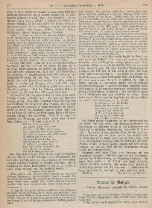 276-279 Literarische Notizen