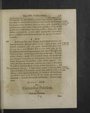 Caput XVII. - XIX.