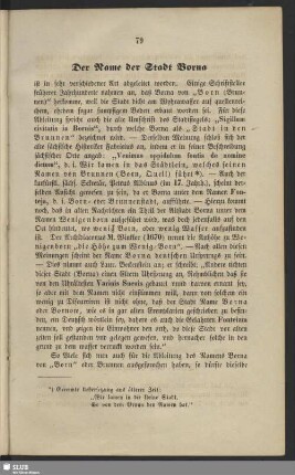 Der Name der Stadt Borna