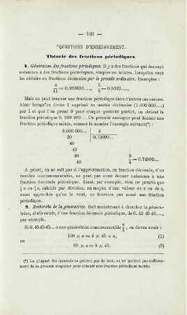 QUESTIONS D´ENSEIGNEMENT.