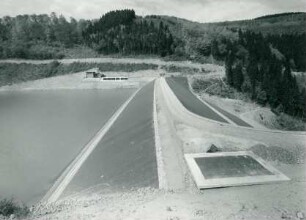 Riveris-Talsperre bei Trier, 1954-1956