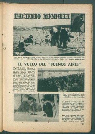 Haciendo memoria: El vuelo del "Buenos Aires