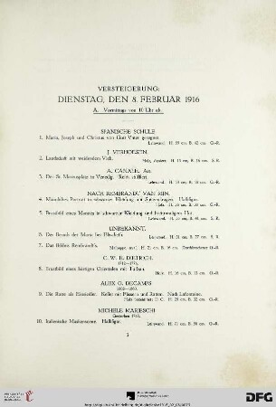 A. Vormittags von 10 Uhr ab(Nr. 1-180)