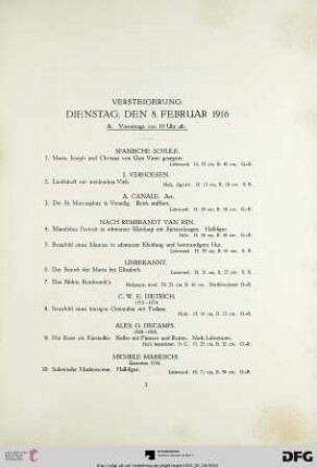 A. Vormittags von 10 Uhr ab(Nr. 1-180)