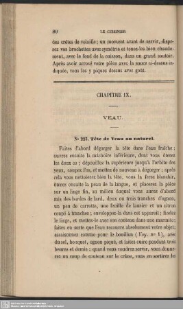 Chapitre IX. Veau