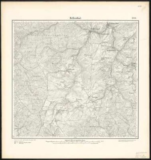 Meßtischblatt 3208 : Hellenthal, 1895 : Hellenthal. - Aufn. 1893. - 1:25000. - [Berlin]: Kgl. Preuss. Landesaufnahme, 1895. - 1 Kt.