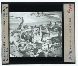 Pfaffnau, Kloster St. Urban : Luftbild, Kloster