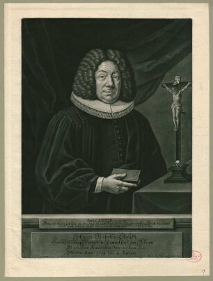 Johann Wilhelm Claudi : Evangelischer Prediger in Franckfurt am Mayn