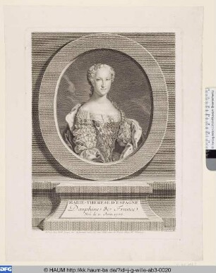 Marie Therese d'Espagne, Dauphine von Frankreich