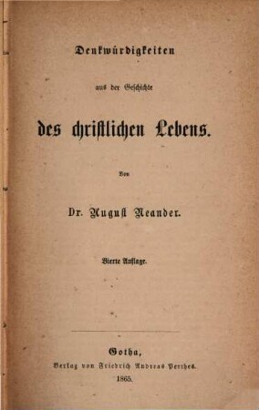 Dr. August Neander's Werke. 13
