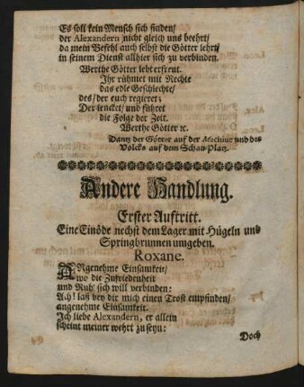 Andere Handlung